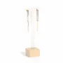 Gifts - Display stand for 1 pair of earrings, beech/clear plexiglass - LAVAL 1878