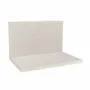 Gifts - Light grey synthetic suede-covered display stand, 40 x H 25cm - LAVAL 1878