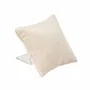 Cadeaux - Coussin avec support gainé synthétique aspect velours, couleur crème - LAVAL 1878