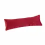Cadeaux - Coussin long bordeaux gainé velours synthétique avec support 8 x 25cm - LAVAL 1878