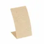 Gifts - Display stand for 5 pairs of earrings, covered in natural linen/cotton fabric - LAVAL 1878