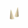 Gifts - Set of 2 cone-shaped rings covered in linen/cotton blend fabric - magnetic base - LAVAL 1878