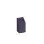 Gifts - Navy blue suede-covered ring display stand with slot, 3.5 x 3 x H 7cm - LAVAL 1878