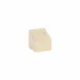 Gifts - Cream-colored synthetic suede-look ring display stand with slot, 4.2cm high - LAVAL 1878