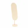Gifts - Necklace display stand with cream suede-look fabric and matte gold-tone metal, H 43cm - LAVAL 1878