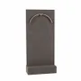 Gifts - Anthracite grey microfiber and gold metal necklace display stand, 32cm high - LAVAL 1878