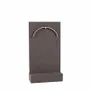 Gifts - Anthracite grey microfiber and gold metal necklace display stand, 27cm high - LAVAL 1878