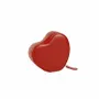 Gifts - Small heart-shaped jewelry box with smooth synthetic covering, red - LAVAL 1878