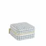 Gifts - Square jewelry box with blue synthetic tweed pattern - LAVAL 1878