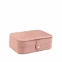 Gifts - Rectangular jewelry box lined with pink synthetic velvet and mirror - LAVAL 1878