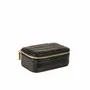 Gifts - rectangular jewelry box with a synthetic crocodile-look finish in black - LAVAL 1878