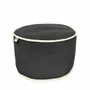 Ottomans - MOJO Outdoor Pouf - Anthracite/White - MOJO BORN TO CHILL