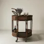 Trolleys - Shuttle Natural Rattan Bar Trolley - LO-FI HOUSE