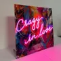 Éclairage LED - MESSAGE IN THE FRAME - CRAZY IN LOVE - ELEMENTS LIGHTING