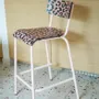 Kitchens furniture - Suzie retro bar high chair - height 90 and 100cm - LES GAMBETTES