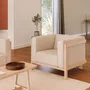 Lounge chairs - LIFT – Lounge Chair in Solid Ash Wood and Leather Seat - MOR