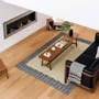 Sofas - LIFT - 3 Seats Sofa in Solid Ash Wood and Fabric Seat - MOR