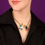 Bijoux - COLLIER ROULE MA POULE COULEUR BRONZE MULTI - TARATATA BIJOUX