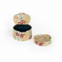 Objets design - ROUND JEWELLERY BOX- MUSTARD  MEHER - CRAFT BOAT