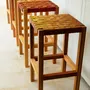 Chairs for hospitalities & contracts - High woven stool - SOL & LUNA