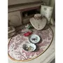 Plateaux - Set de table ovale motif Toile de Jouy depuis 1760- Rouge - KOZIEL