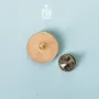 Broches - Broche Café en Bois – Accessoire Design Minimaliste - PINTONIK