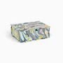 Decorative objects - LARGE - MARBLED KEEPSAKE BOX - OCEAN BUBBLE - CRAFT BOAT