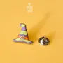 Brooches - Witch Hat Pin - Playful Magical Design Accessory - PINTONIK