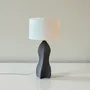 Decorative objects - Table Lamp – Odale – Black and White Stoneware Ceramic - ANNE-SOPHIE AIMÉ