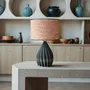 Decorative objects - table lamp - Pillow lava - ceramic black sandstone and sand - ANNE-SOPHIE AIMÉ