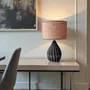 Decorative objects - table lamp - Pillow lava - ceramic black sandstone and sand - ANNE-SOPHIE AIMÉ