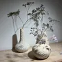 Vases - Lot de 3 soliflores en grès blanc émaillé - LES POTERIES DE SWANE