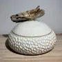 Pottery - White Glazed Stoneware Jewelry Boxes - LES POTERIES DE SWANE