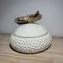 Pottery - White Glazed Stoneware Jewelry Boxes - LES POTERIES DE SWANE