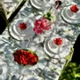 Table cloths - FRAISES DES BOIS Linen Tablecloths & Napkins - SUMMERILL AND BISHOP