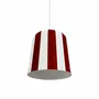 Jewelry - Gry Pendant - Dark Red stripes - DYBERG LARSEN
