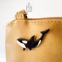 Brooches - Orca Pin - Handmade Killer Whale Statement Accessory - PINTONIK