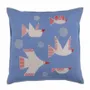 Fabric cushions - Birds Cushion Cover 20x20 - NEEM CRAFTS LLC