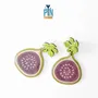 Jewelry - Fig Fruit Earrings - Summer Fruits Chunky Jewelry - PENTIK