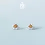 Jewelry - Edelweiss Flower Earrings - Wanderlust Jewelry Gifts for Climbers, Girlfriend or Anniversary - PINTONIK
