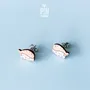 Bijoux - Boucles d'oreilles Sushi - Miniatures en bois - Base en acier inoxydable - PINTONIK