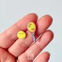 Jewelry - Tennis Lapel Pins - Neon Racket & Ball Pin Set - PINTONIK