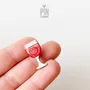 Bijoux - Broche Kawaii Vin Rouge - Broche en bois amusante - PINTONIK
