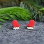 Jewelry - Santa Gloves Funky Earrings - Funny Christmas Stocking Stuffer - PINTONIK