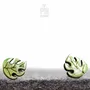 Jewelry - Monstera Stud Earrings - Funny Plant Lover Gift for Mothers Day or Birthday - Monstera Deliciosa - PINTONIK