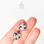 Bijoux - Boucles d'oreilles boules disco rétro - Bijou tendance cowgirl de l'espace pour une soirée années 90 - Boucles d'oreilles Y2K - Cadeau pour une meilleure amie ou pour un 40e anniversaire - PINTONIK