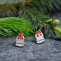 Jewelry - Silver Bells Stud Earrings - Funny Christmas Secret Santa Gifts - PINTONIK