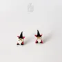 Bijoux - Boucles d'oreilles gnome vampire Dracula - Bijoux gothiques pour Halloween - PINTONIK