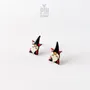 Bijoux - Boucles d'oreilles gnome vampire Dracula - Bijoux gothiques pour Halloween - PINTONIK