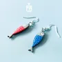 Jewelry - Sardine earrings - Fun Fisherman Summer Jewery with Sterling Silver - PINTONIK